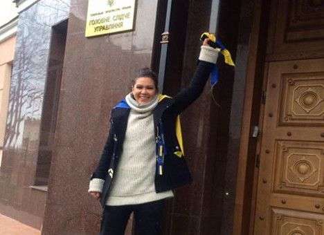Певицу Руслану допрашивают в Генпрокуратуре