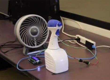 Текстовое сообщение передали с помощью водки (ВИДЕО)