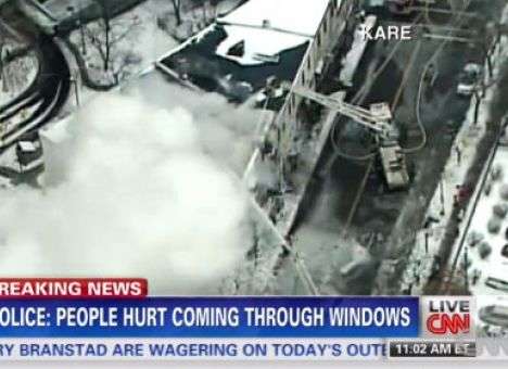 Взрыв произошел в жилом доме в США, почти 20 раненых (ВИДЕО)