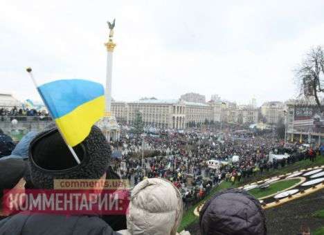 Отмена Народного вече не остановило желающих прийти на Майдан