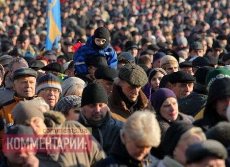 В МВД насчитали 8 тысяч митингующих на Майдане