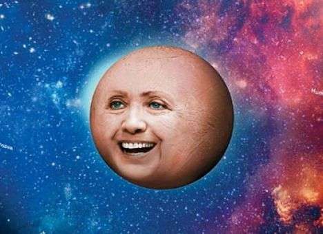 Журнал в США превратил Хиллари Клинтон в планету