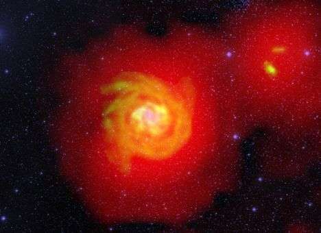 Астрономы засняли «межгалактический газопровод»