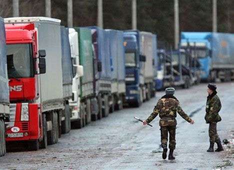 Украинские фуры застряли в 10-километровых пробках на границе Болгарии и Турции