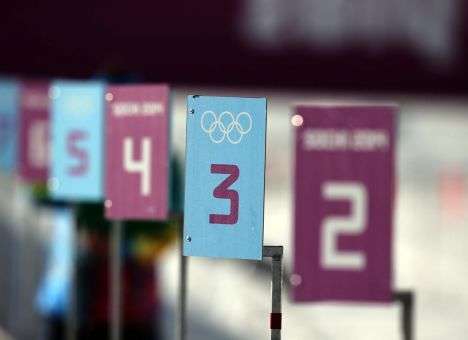 Олимпиада-2014. Женская гонка с масс-стартом в биатлоне стартует вовремя