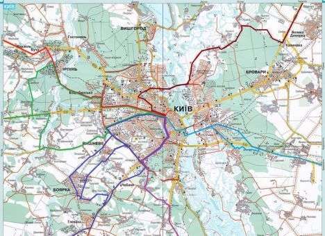 Подъезды к Киеву заблокированы со всех сторон (СХЕМА)