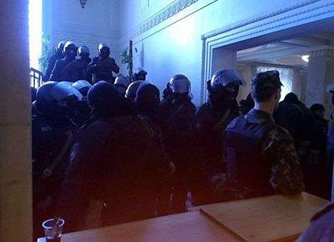 В МВД рассказали, зачем бойцы ВВ ворвались в здание Рады