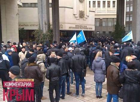 Появились первые пострадавшие в результате столкновений в Крыму