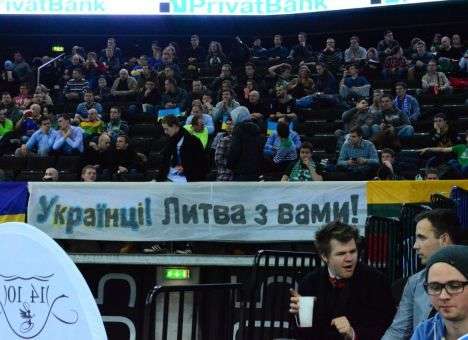 Как в Литве поддерживали украинский клуб (ФОТО, ВИДЕО)