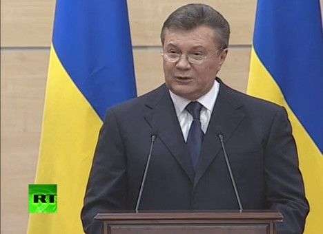 Янукович опоздал на пресс-конференцию (ПРЯМАЯ ТРАНСЛЯЦИЯ)