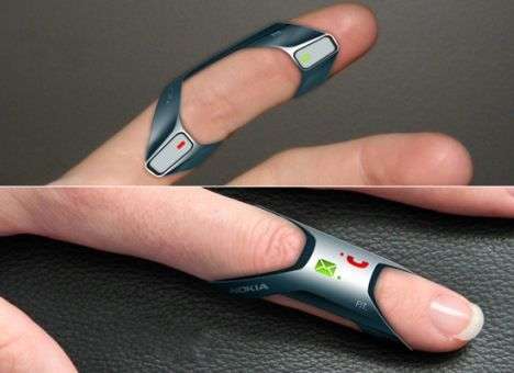В интернете появился концепт носимого на пальце телефона