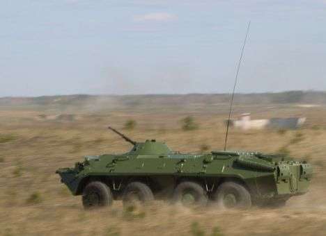 В Луганск введена военная техника