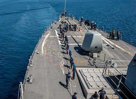 Эсминец ВМС США «Дональд Кук» вошел в Черное море