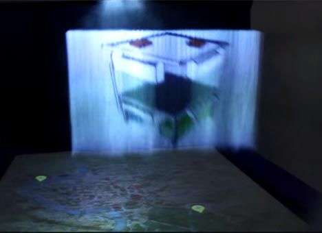 В Великобритании создали трехмерный дисплей с голограммами на пару (ВИДЕО)