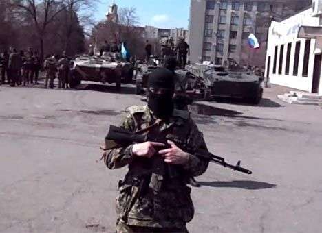 Минобороны признало, что в Краматорске российские диверсанты захватили украинскую бронетехнику