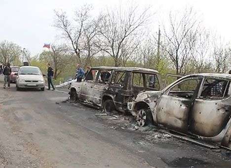 Убийцы из Славянска уехали в сторону Харьковщины, — МВД