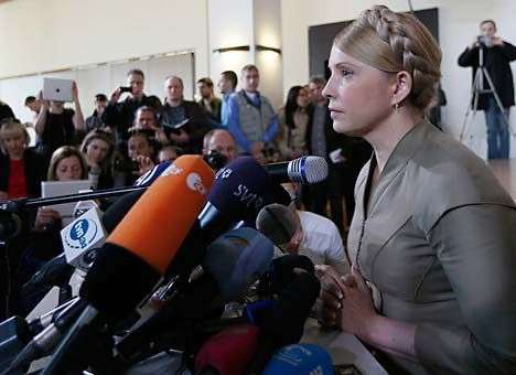 Тимошенко просит Порошенко отказаться от своих слов