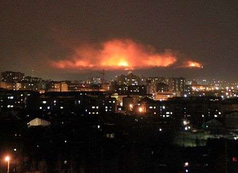 В Забайкалье потушен пожар в воинской части