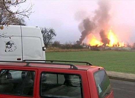 На Прикарпатье на международном газопроводе произошло три взрыва