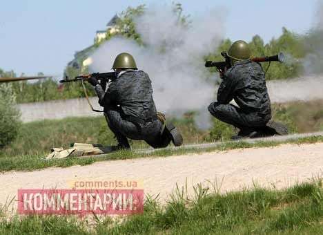 В Славянске в бою с боевиками один боец Нацгвардии погиб, еще двое ранены