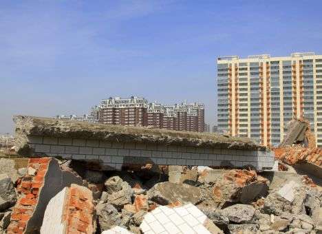 В результате землетрясения в Китае разрушены более 9,5 тысяч зданий