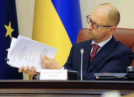 Яценюк поручил уведомить ЕС о том, что Россия сорвала газовые переговоры