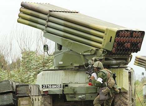 СНБО заявляет, что «ЛНР» готовит обстрелы мирных жителей из системы залпового огня «Град»