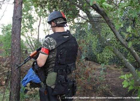 На границе с Россией действует огневой контроль, боевых действий нет – СНБО