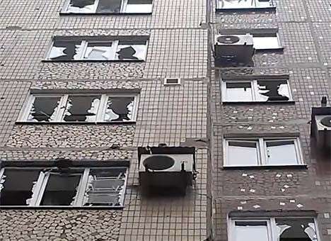 Вооруженные члены «ДНР» обстреляли жилой дом в Краматорске