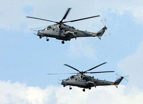 Воздушное пространство Украины нарушили 6 вертолетов РФ – СНБО