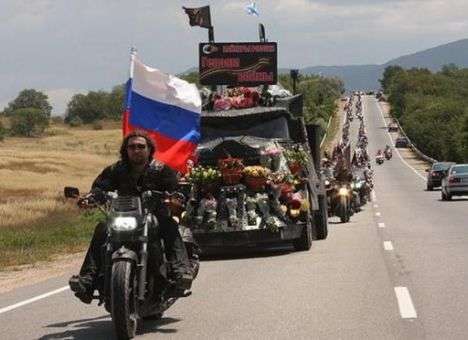 «Ночные волки» собираются воевать на Донбассе за Сталинград и Родину (ВИДЕО)