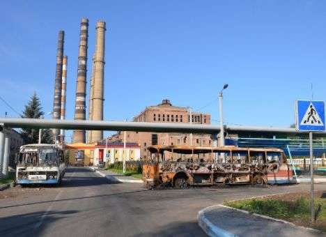 На Славянской ТЭС ведутся активные восстановительные работы (ФОТО)