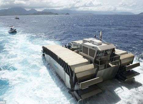 В США представлен прототип необычной скоростной амфибии