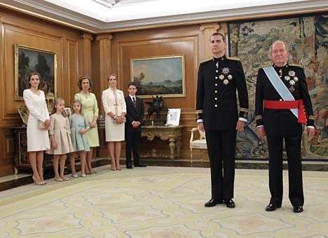 Реформа королевского дома началась в Испании