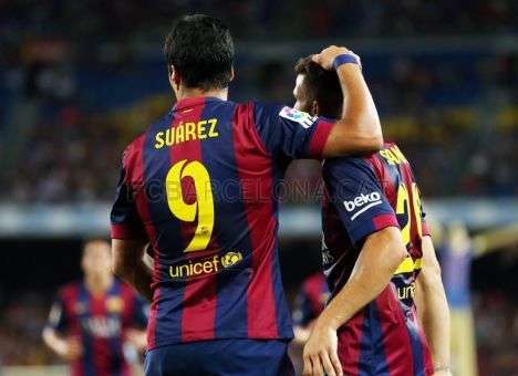 Суарес дебютировал за «Барселону» (ФОТО)