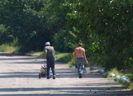 В Красном партизане жителей обстреляли из минометов у водовоза – штаб АТО