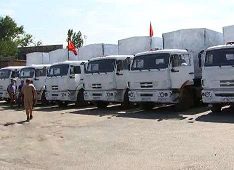 Украинским пограничникам заблокировали доступ к гуманитарному конвою из РФ