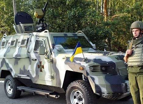 Бойцы АТО получили технику для боев в городе