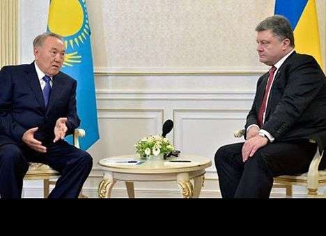В Минске началась встреча Порошенко с Назарбаевым