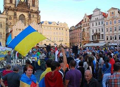 Пражский Майдан будет стоять два месяца (ФОТО)
