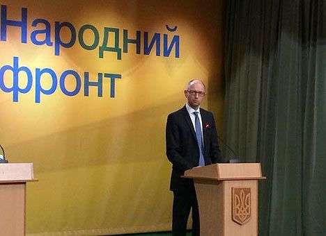 Яценюк возглавил политсовет партии «Народный фронт»