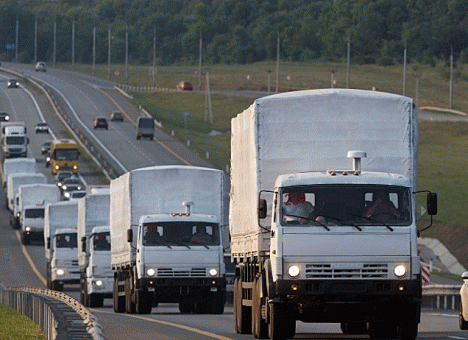 Российский «гуманитарный конвой» двинулся в Украину