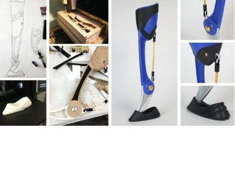 Разработан протез ноги для скалолазания (ФОТО)