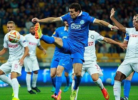 «Днепр» уступил «Интеру» в первом матче Лиги Европы