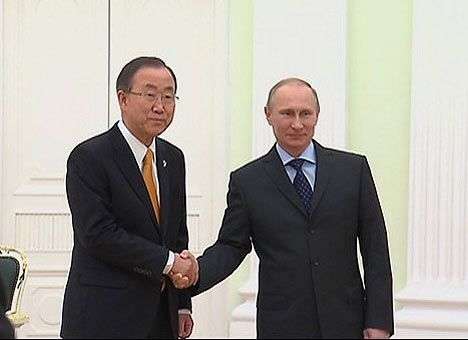 Путин договорился с генсеком ООН закрепить мир в Украине