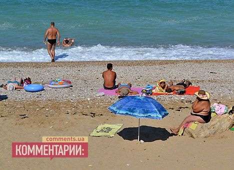 За сезон в Крым приехало в три раза меньше украинцев