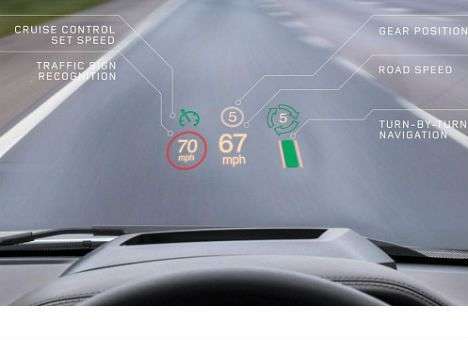 Land Rover выпустит первый в мире автомобиль с лазерным проекционным дисплеем