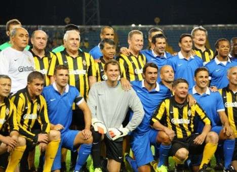 Шевченко отметился покером в матче звезд мирового футбола против «Кайрата» (ВИДЕО)