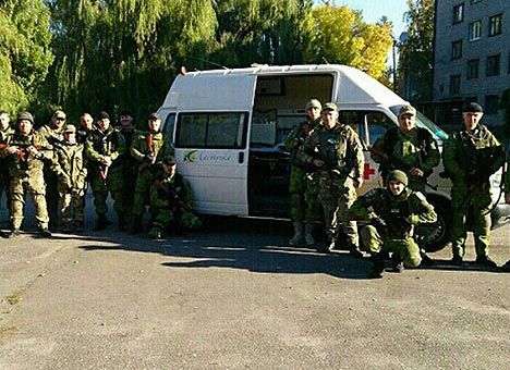 «Скорая» от волонтеров приехала служить в батальоне «Киев-1» (ФОТО)