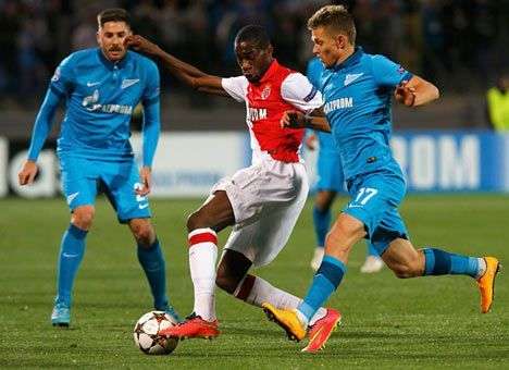 «Зенит» и «Монако» победителя не выявили